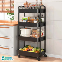 Cargar imagen en el visor de la galería, Carrito Organizador de 4 NIVELES /Práctio y Versátil