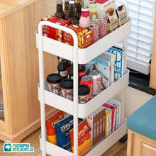 Cargar imagen en el visor de la galería, Carrito Organizador de 3 NIVELES /Práctio y Versátil