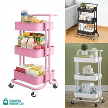 Cargar imagen en el visor de la galería, Carrito Organizador Multifuncional / 3 NIVELES