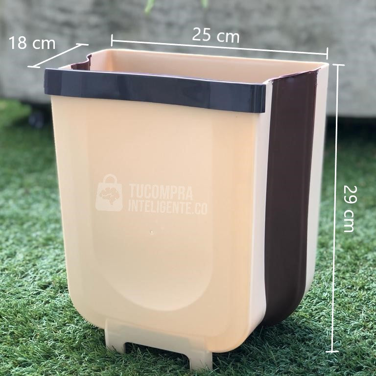 Bote de Basura Plegable® / Espacio limpio y Ordenado.