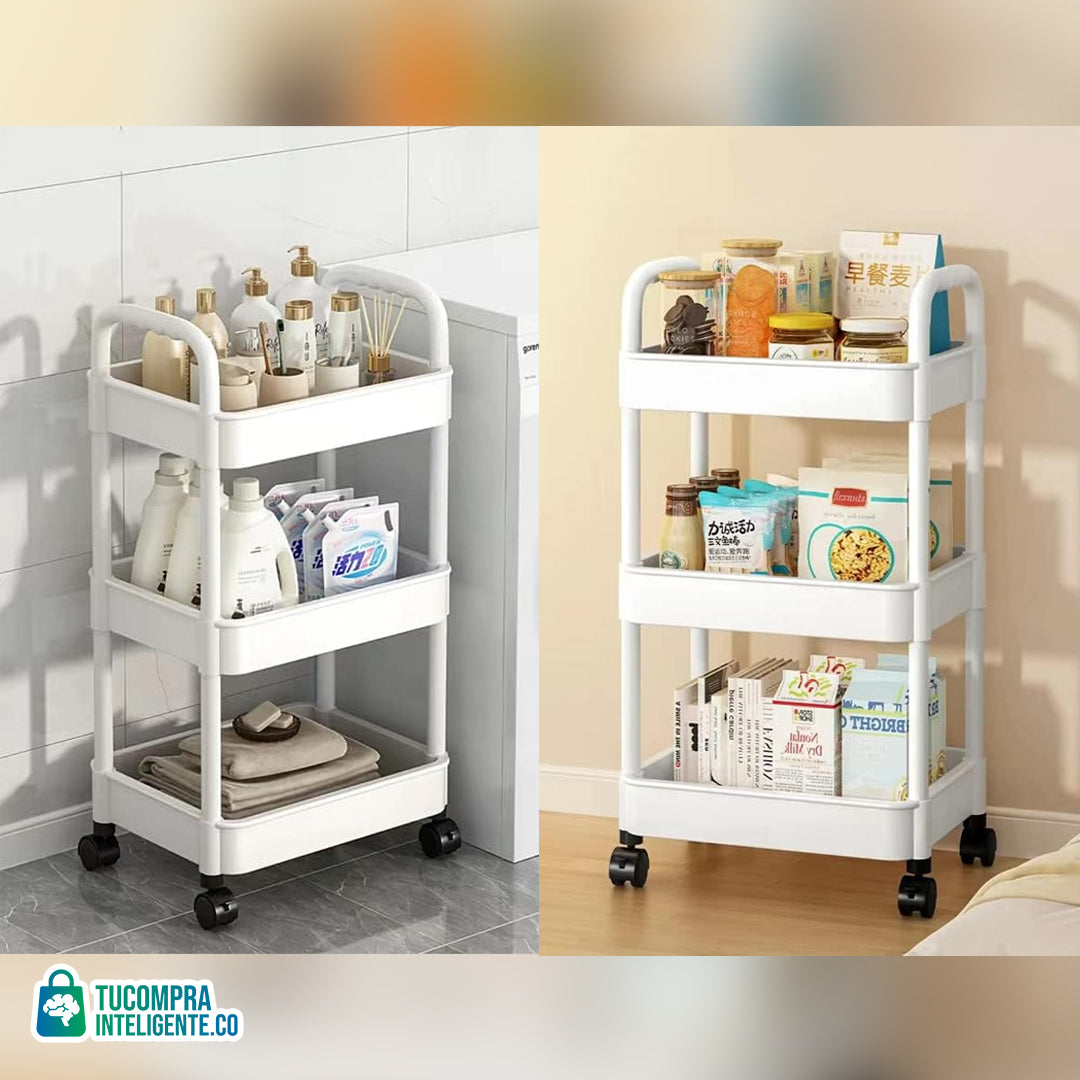 Carrito Organizador de 3 NIVELES /Práctio y Versátil