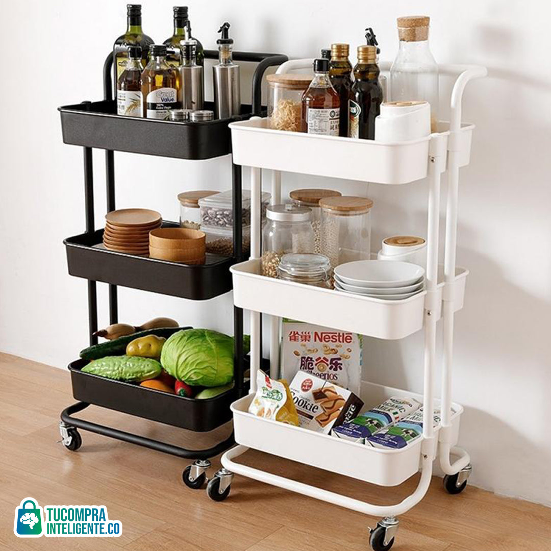 Carrito Organizador Multifuncional / 3 NIVELES