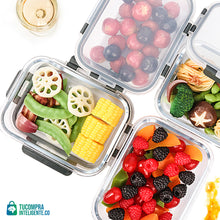 Cargar imagen en el visor de la galería, Contenedores Herméticos set de 3/ Versátiles y prácticos