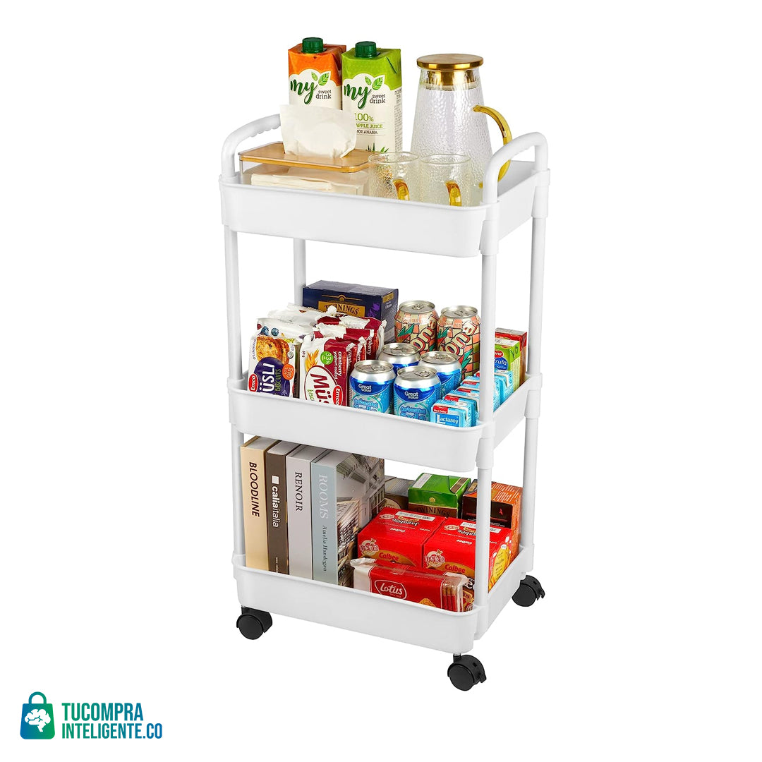 Carrito Organizador de 3 NIVELES /Práctio y Versátil