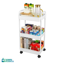 Cargar imagen en el visor de la galería, Carrito Organizador de 3 NIVELES /Práctio y Versátil