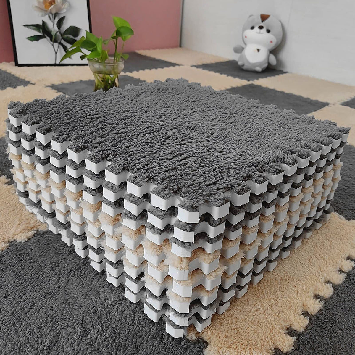 Tapete Modular de 12 Piezas