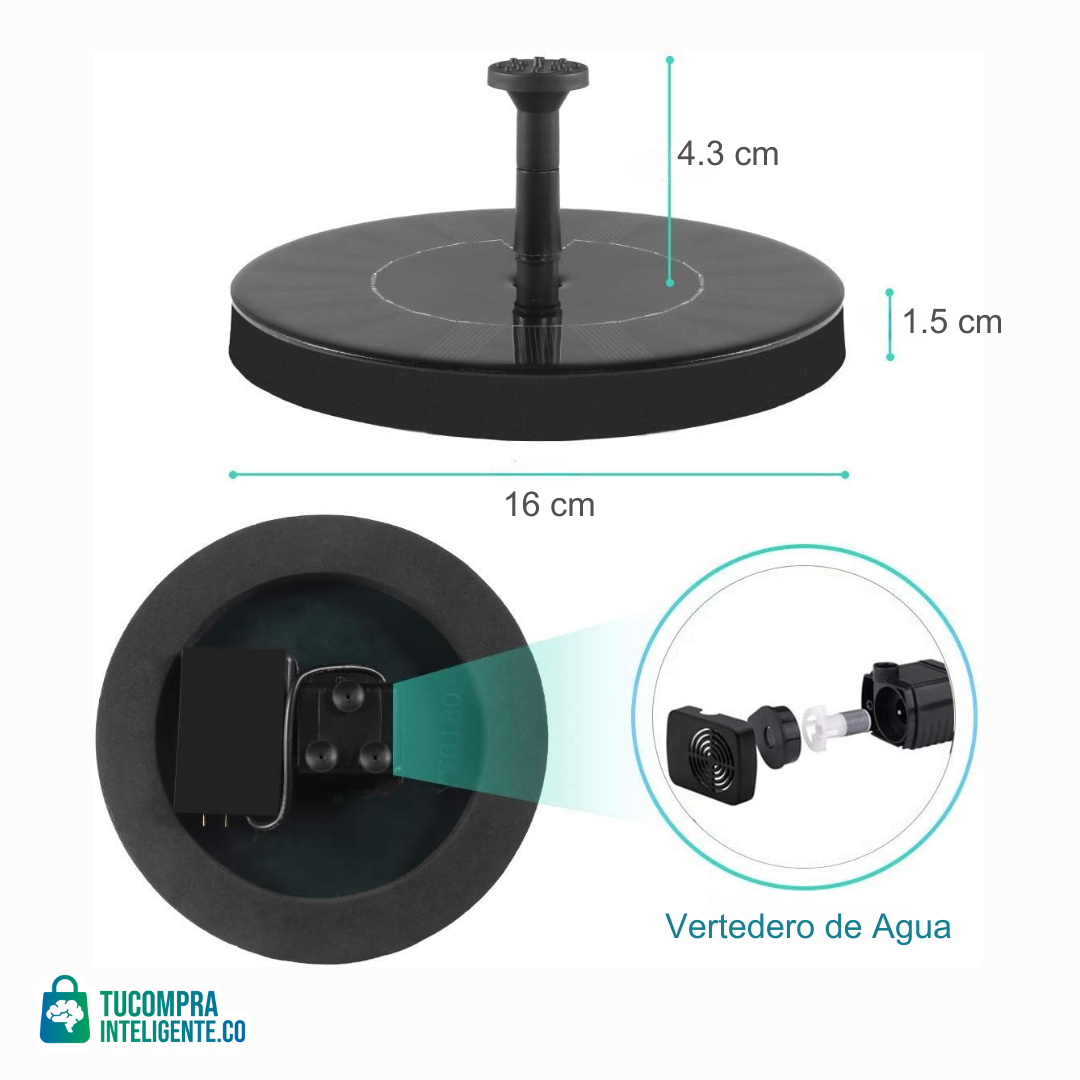 Fuente Solar Portátil / Espacios más vivos y Confortables