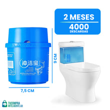 Cargar imagen en el visor de la galería, Limpiador Automático Para Inodoro / +3.000 Descargas Limpieza Duradera Y Eficaz