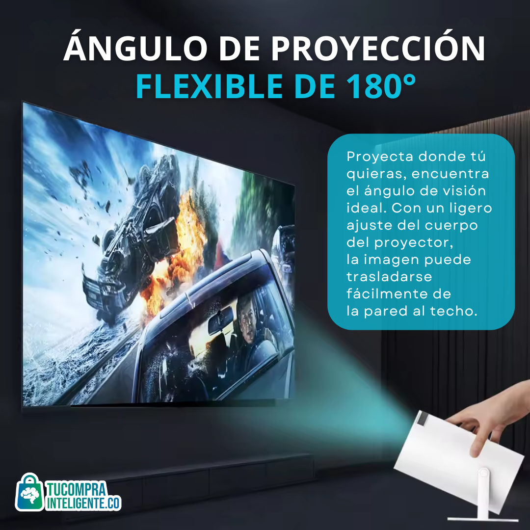 Proyector + Consola Portátil Multifuncional / Llévalo a todas partes