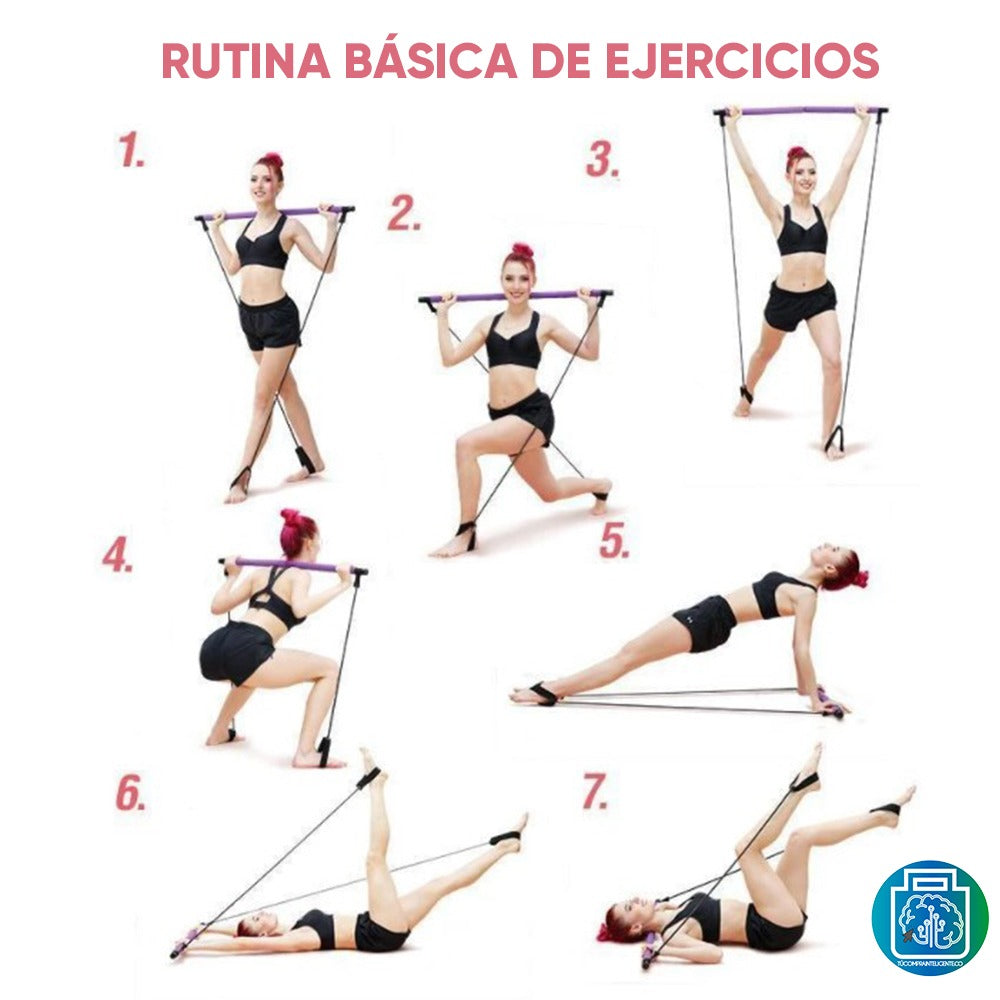BARRA DE PILATES PORTABLE® / La ayuda perfecta.