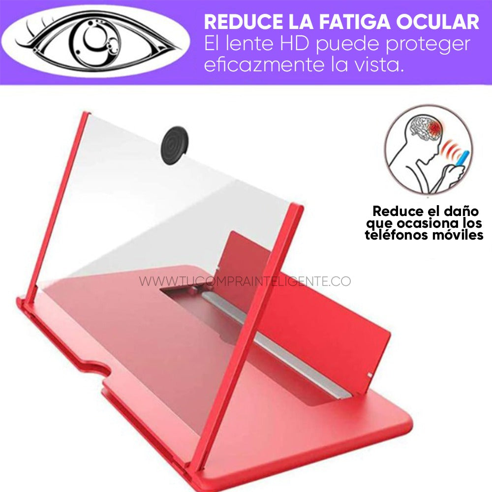 Amplificador de Pantalla HD para celulares.