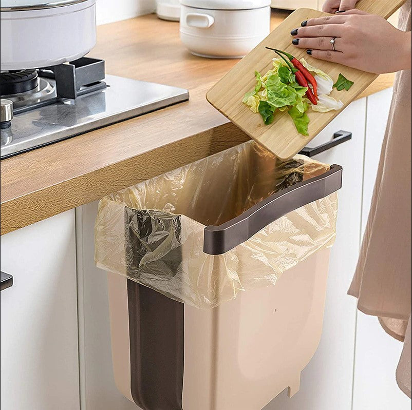 Bote de Basura Plegable® / Espacio limpio y Ordenado.
