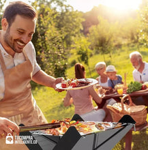 Cargar imagen en el visor de la galería, PARILLA PLEGABLE - LLEVALA DONDE QUIERAS