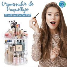 Cargar imagen en el visor de la galería, ORGANIZADOR DE MAQUILLAJE GIRATORIO 360°