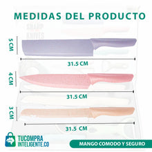 Cargar imagen en el visor de la galería, Cuchillos De Cocina EVCRIVEH® Ideal para el Hogar