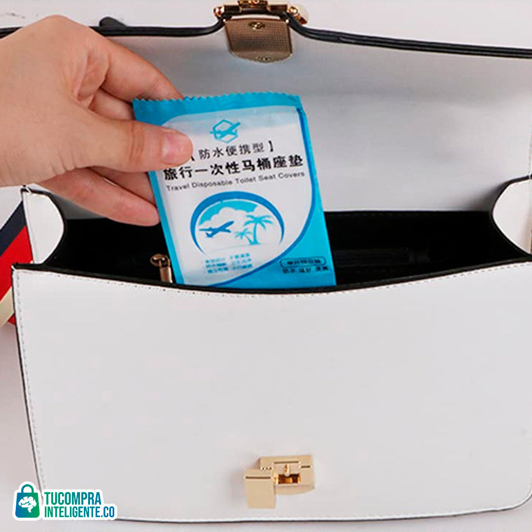 Protectores Desechables Para Baño/ Práctico y seguro.