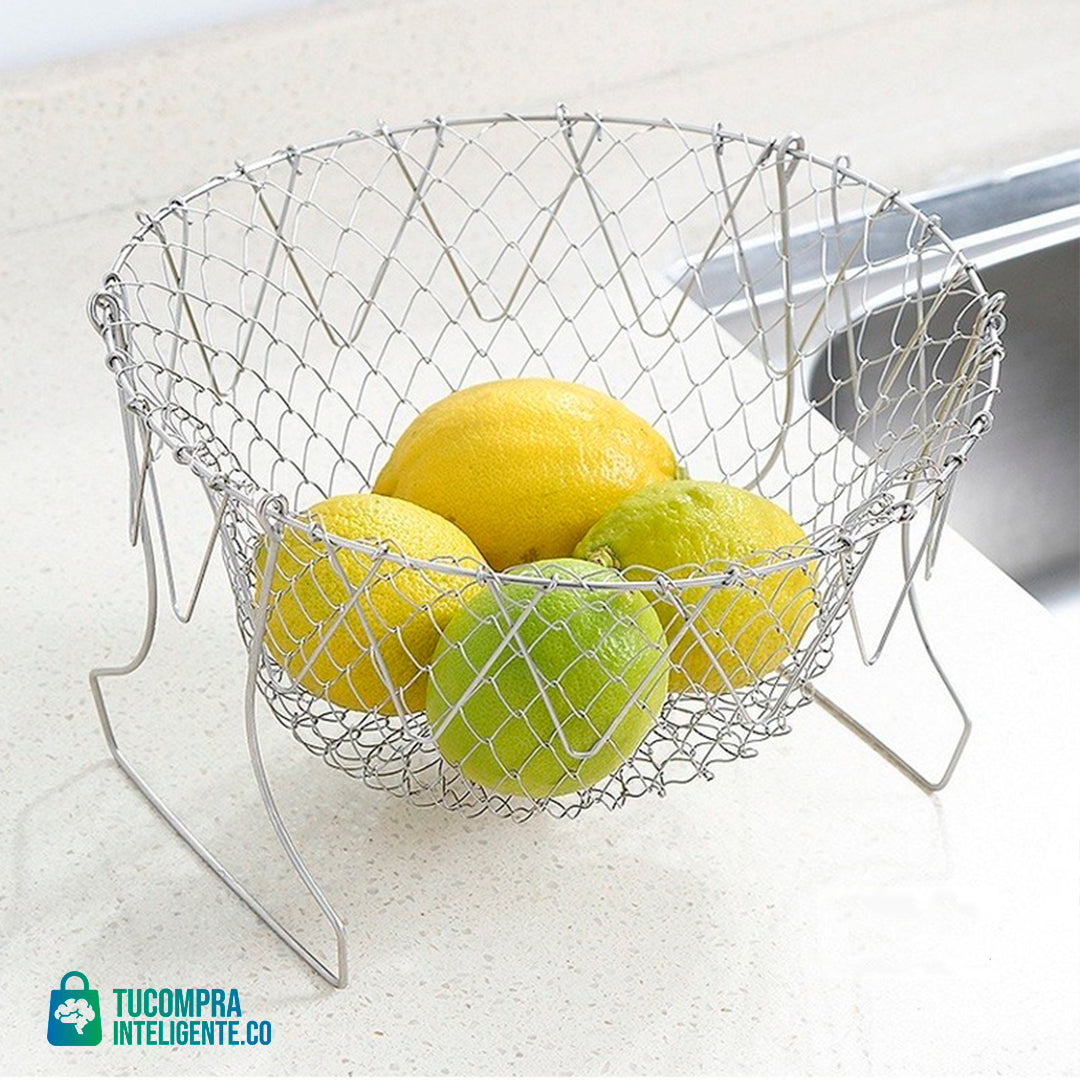 CESTA PLEGABLE MULTIUSOS® / IDEAL PARA LA COCINA