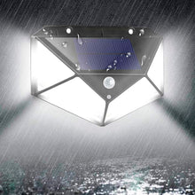 Cargar imagen en el visor de la galería, Reflector LED con Panel solar y sensor de movimiento Integrado / Ideal para Exteriores.