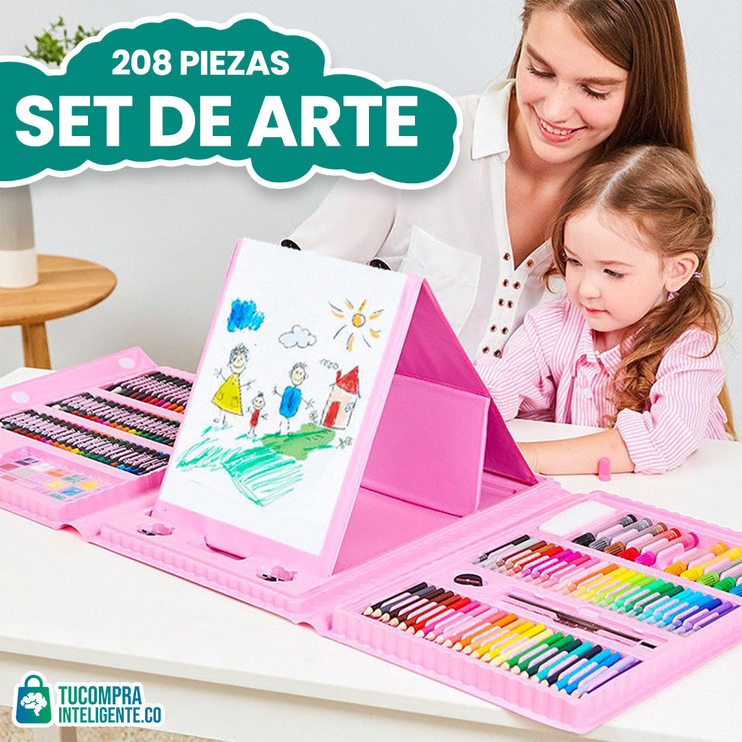 🧑🎨 Set de Arte 208 piezas 🧑🎨/ Un Mundo de Posibilidades