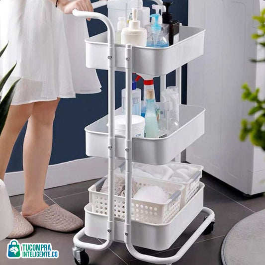 Carrito Organizador Multifuncional / 3 NIVELES