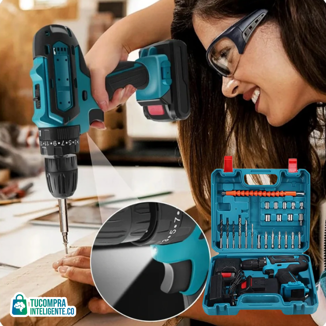 Kit de Taladro con 31 Herramientas