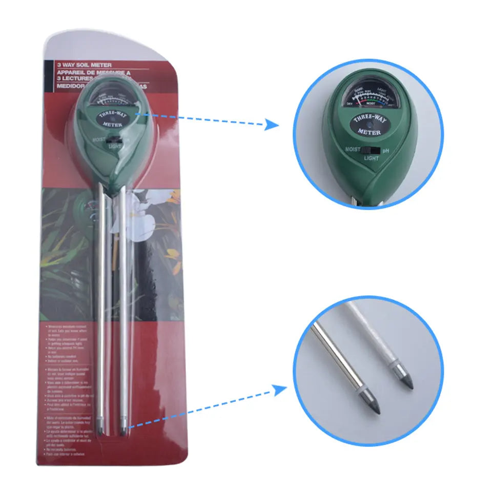 Medidor Para Plantas / Mide nivel de Agua, Luz y PH