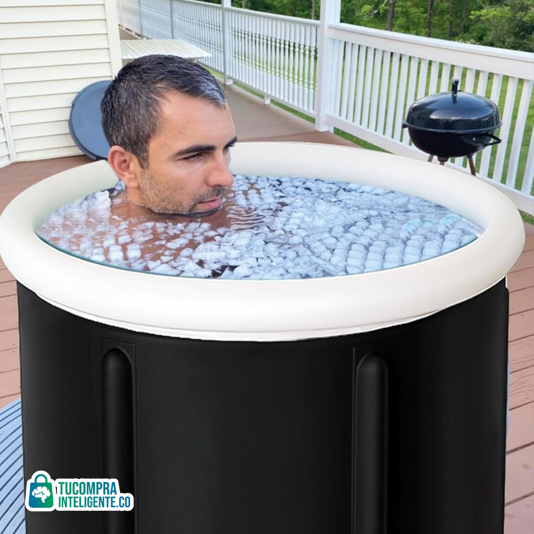 Bañera de Hielo Portátil /Inmersión Completa que Restaura Cuerpo y Mente