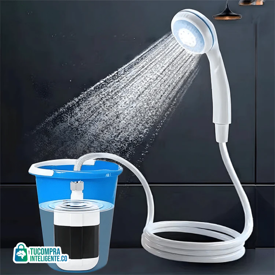 Regadera Portátil /  ¡Dúchate donde quieras, cuando quieras!