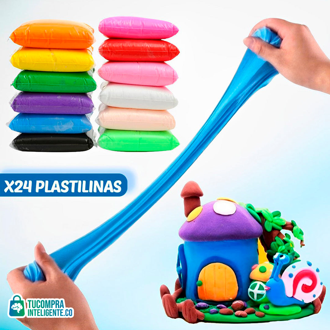 Plastilina Moldeable Para Niños / Crean y Aprenden