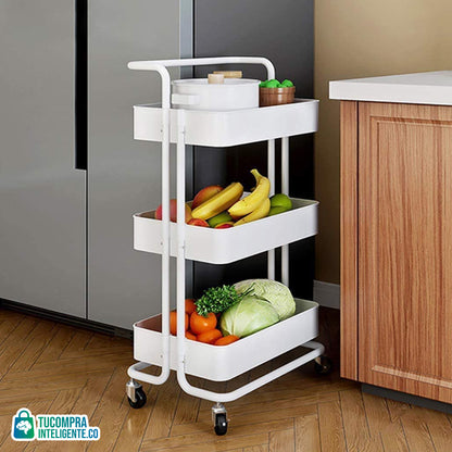Carrito Organizador Multifuncional / 3 NIVELES