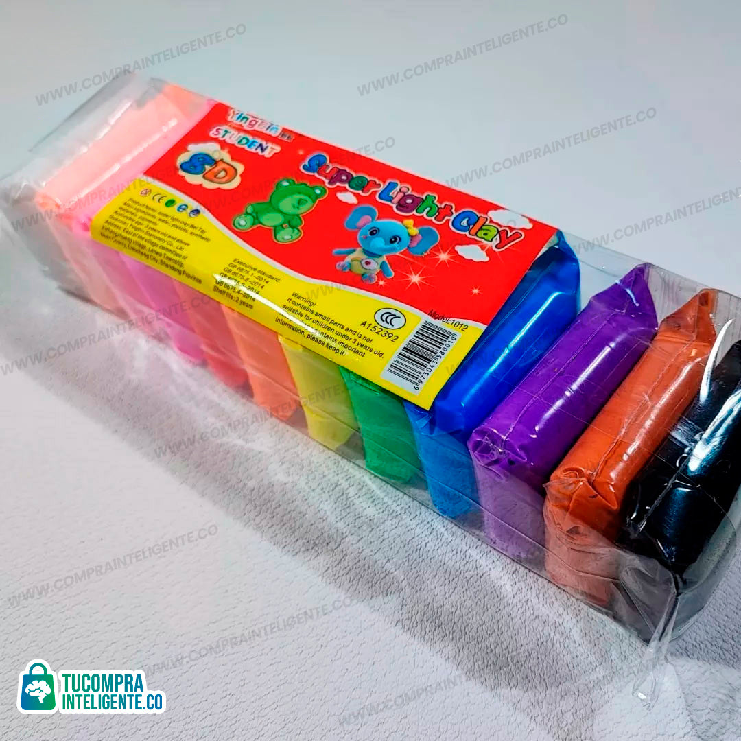Plastilina Moldeable Para Niños / Crean y Aprenden