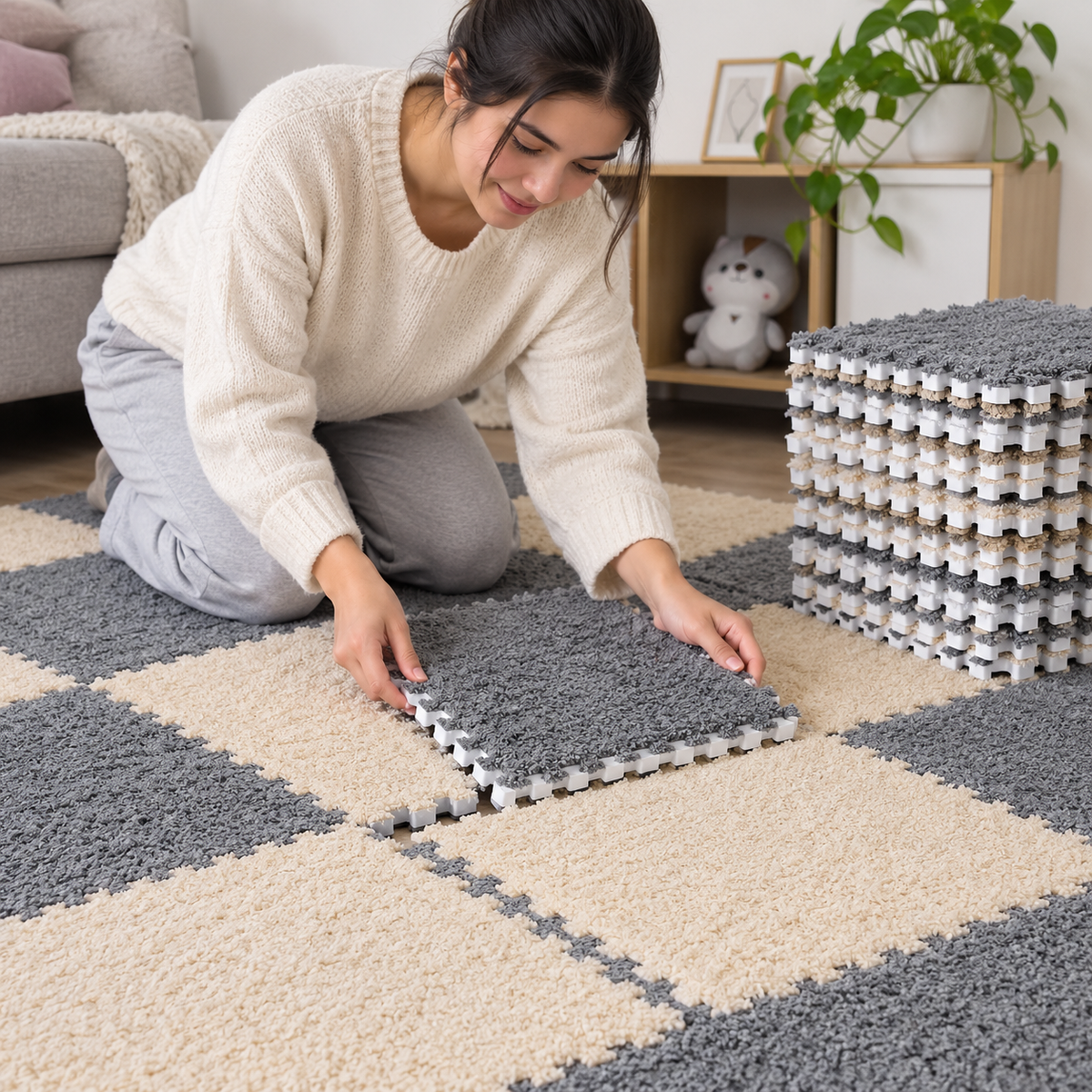 Tapete Modular de 12 Piezas