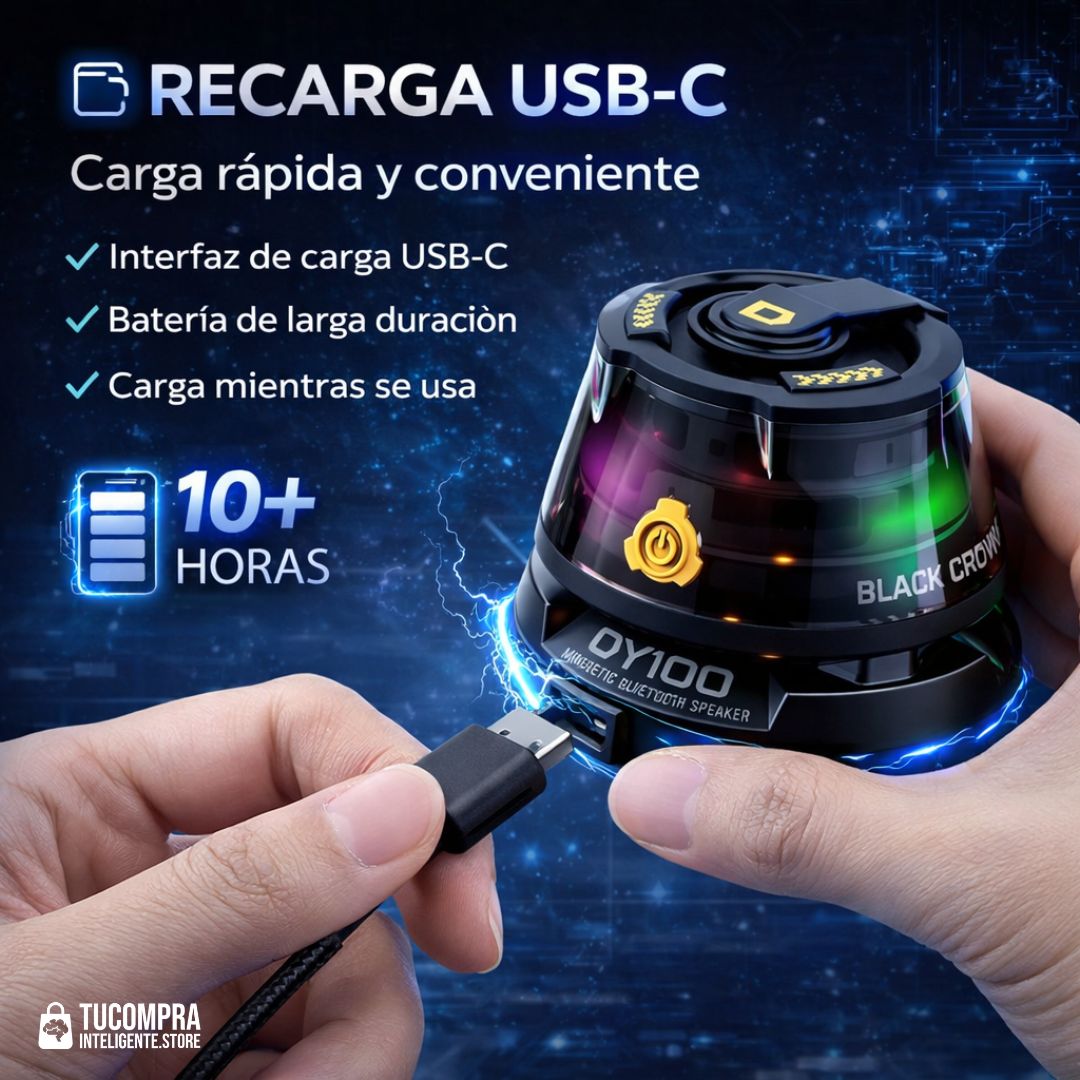 🔥 DY100 MINI PARLANTE MAGNÉTICO / se pega donde quieras