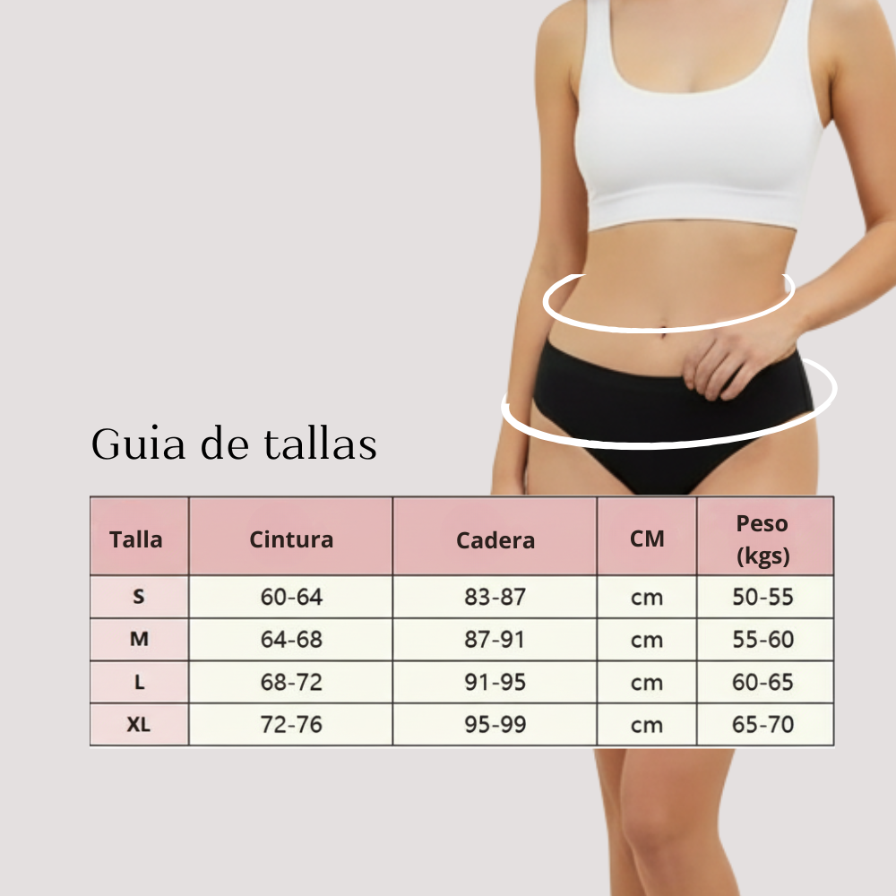 Ropa interior sin costuras