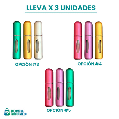 Mini Perfumeros Recargables / Llévalo a todas partes