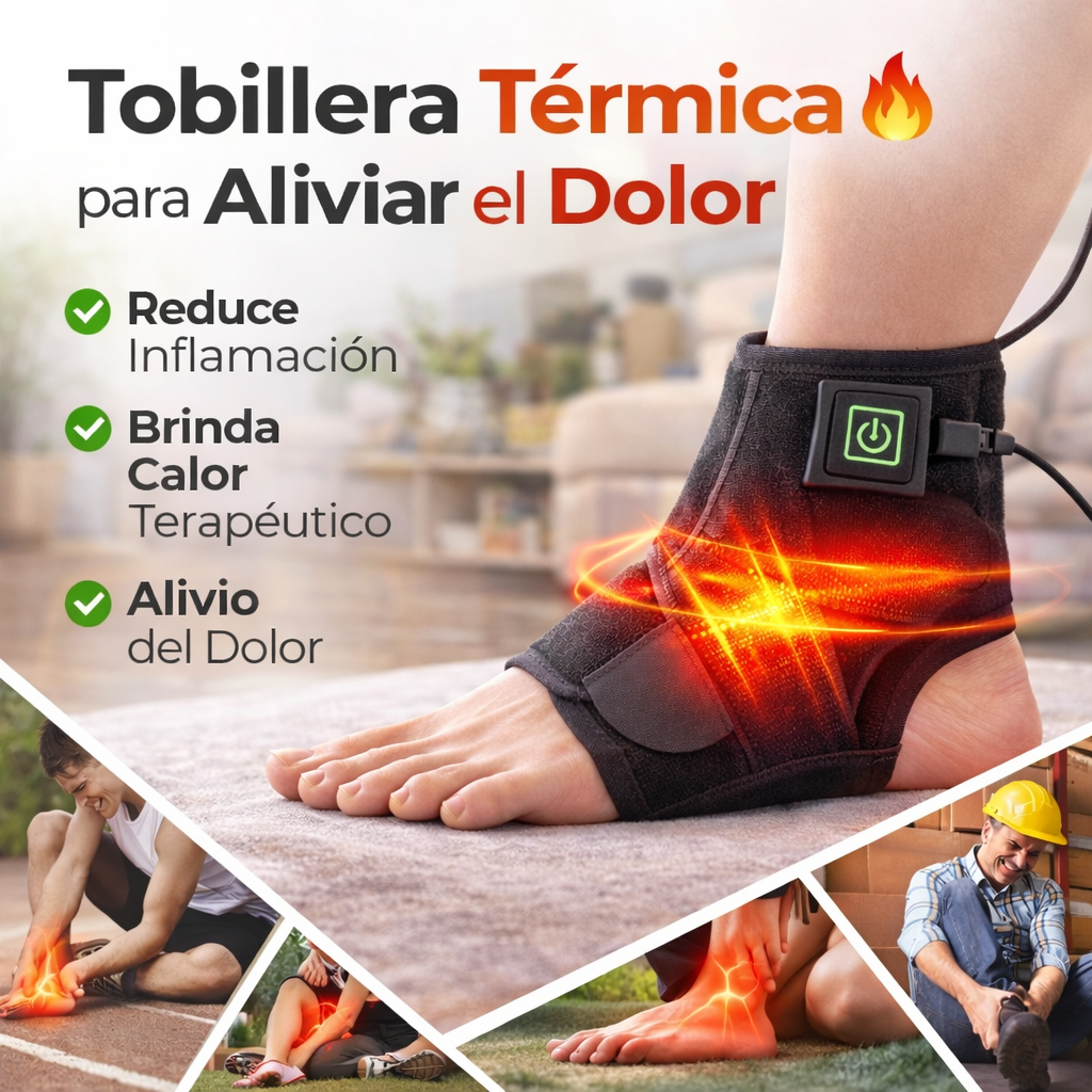 Tobillera Térmica Eléctrica / Calor terapéutico que recupera