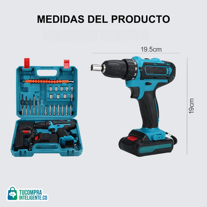 Kit de Taladro con 31 Herramientas