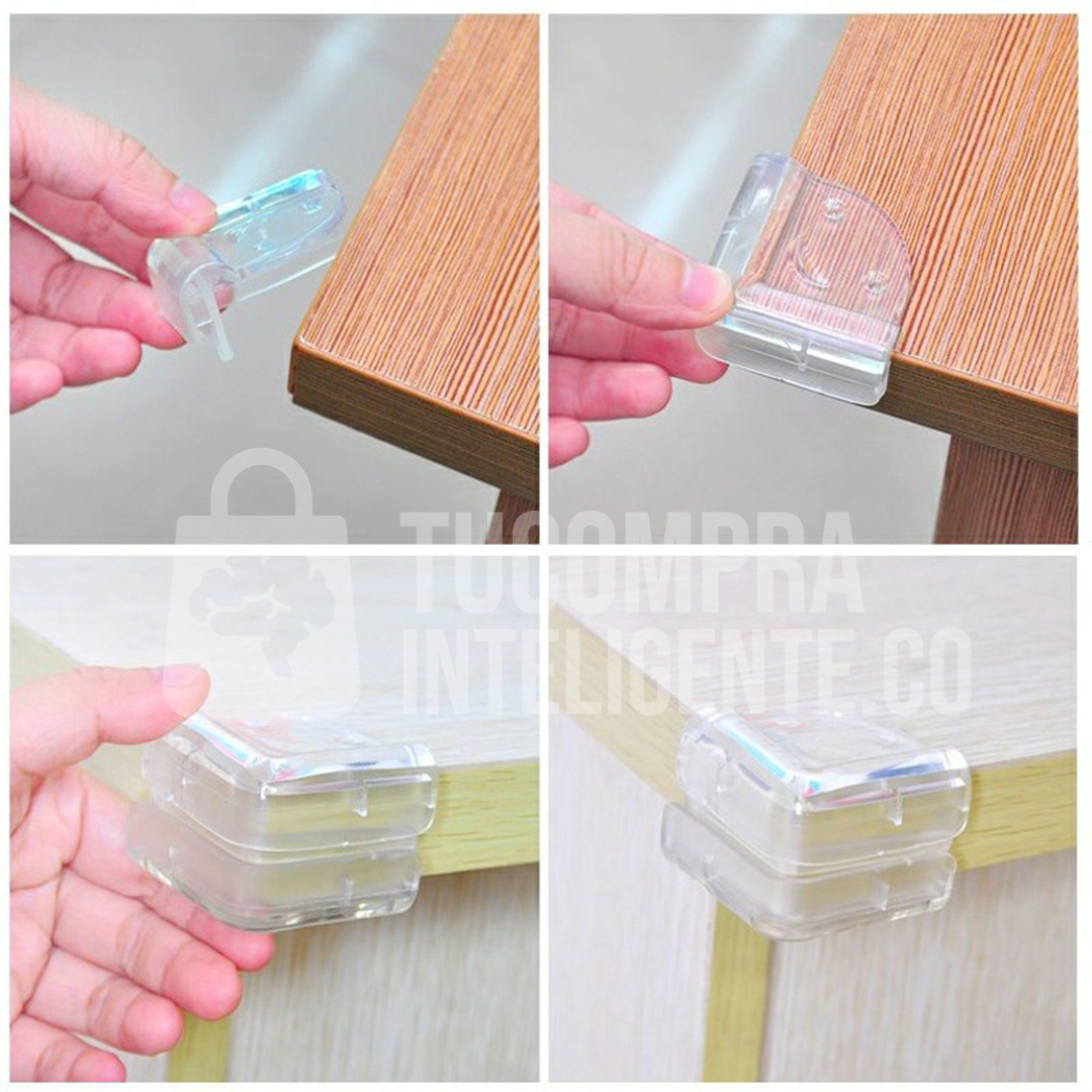 Protectores de Esquina en Silicona | Seguridad en el Hogar.