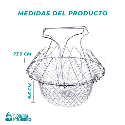 CESTA PLEGABLE MULTIUSOS® / IDEAL PARA LA COCINA