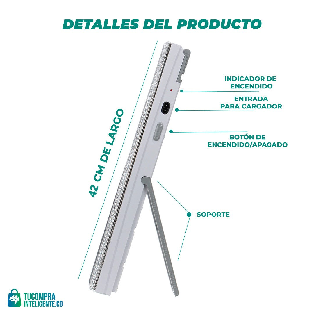 Lampara LED Recargable Multifuncional / Exterior - Interior