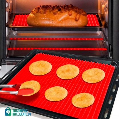 BANDEJA EN SILICONA PARA HORNEAR ®/ COCINA SALUDABLE