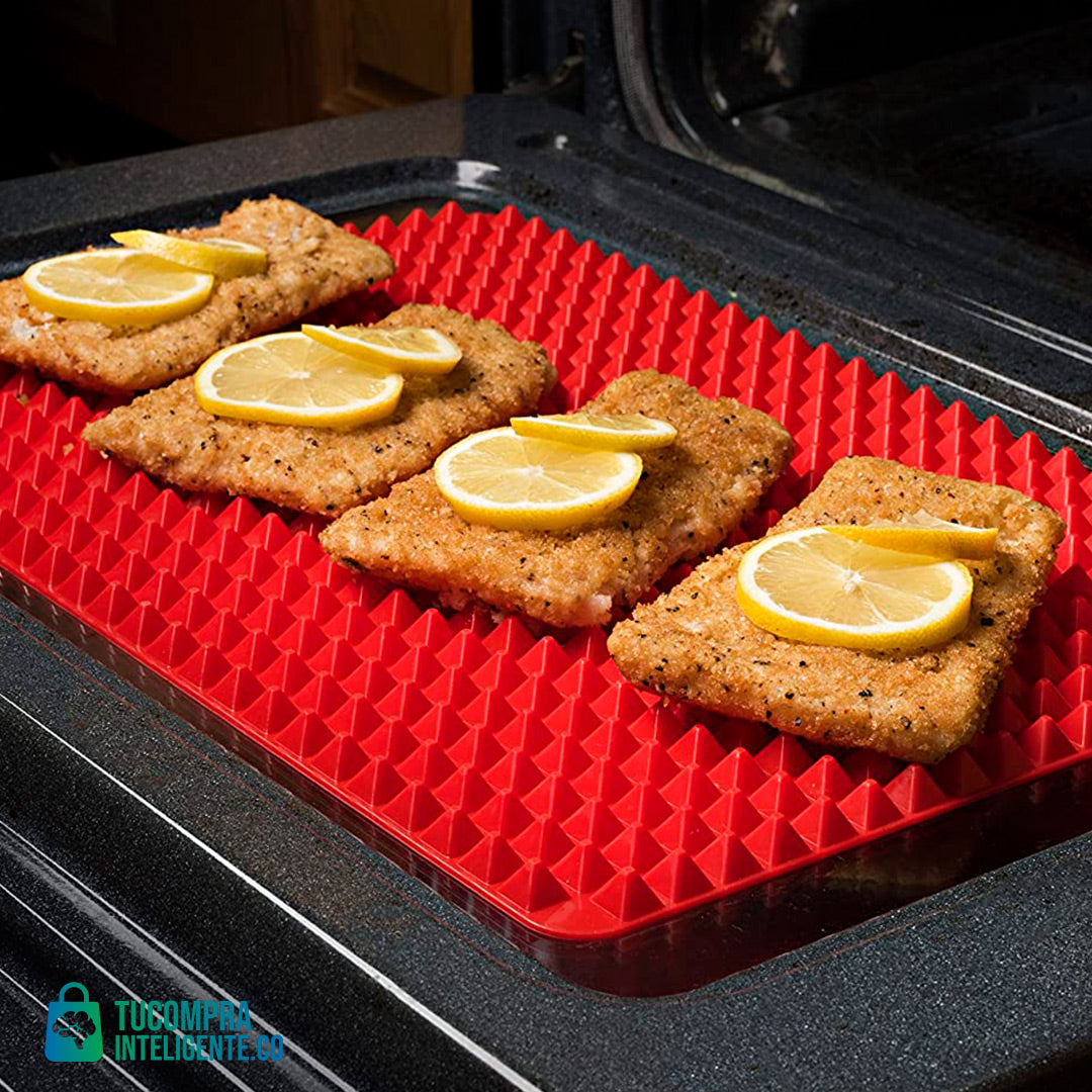 BANDEJA EN SILICONA PARA HORNEAR ®/ COCINA SALUDABLE