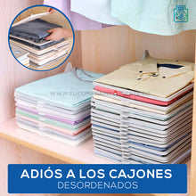 Cargar imagen en el visor de la galería, ORGANIZADOR DE ROPA® / TU ROPA LIMPIA Y LIBRE DE ARRUGAS. PACK x 10
