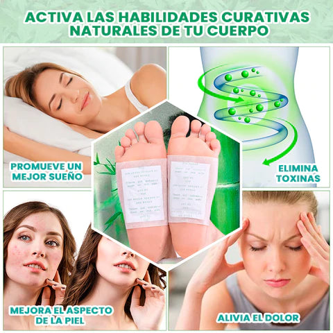 PARCHES NATURAL DETOX / 30 PARCHES RECUPERA TU BIENESTAR