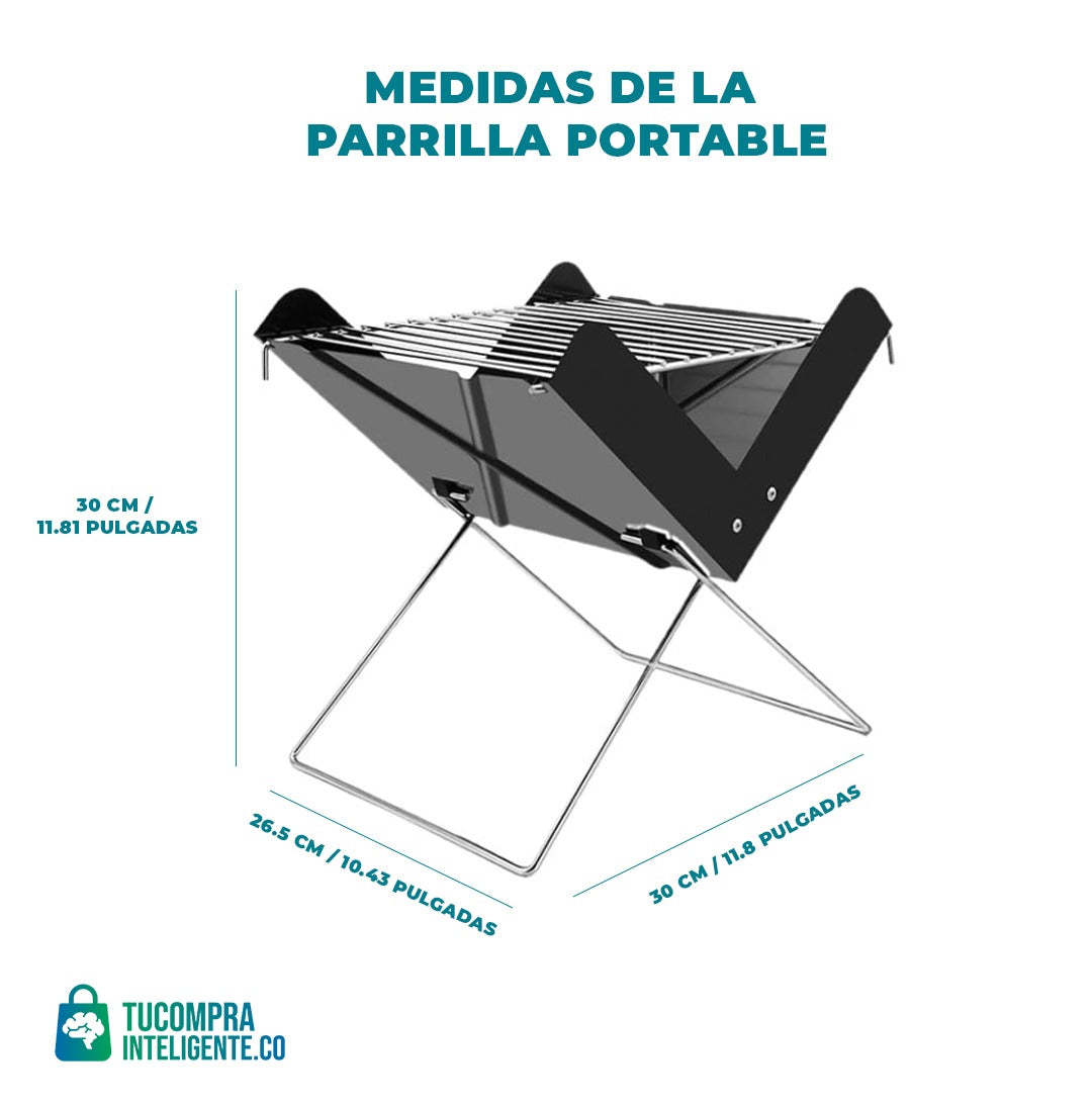 PARILLA PLEGABLE - LLEVALA DONDE QUIERAS