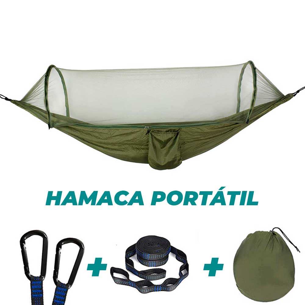 HAMACA PORTATIL - IDEAL PARA TUS VIAJES