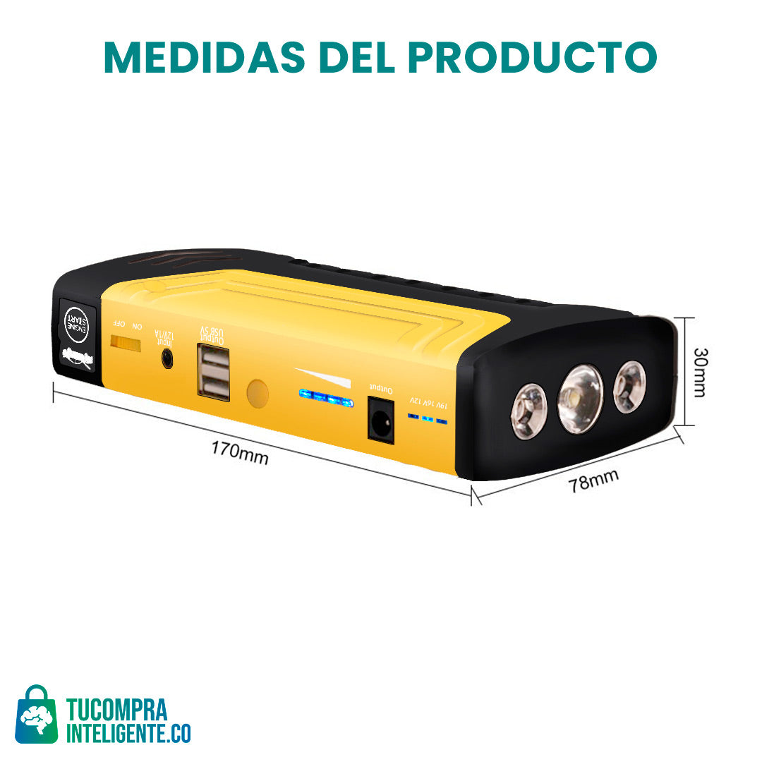 Iniciador De Batería Para Carro/ Práctico y Conveniente