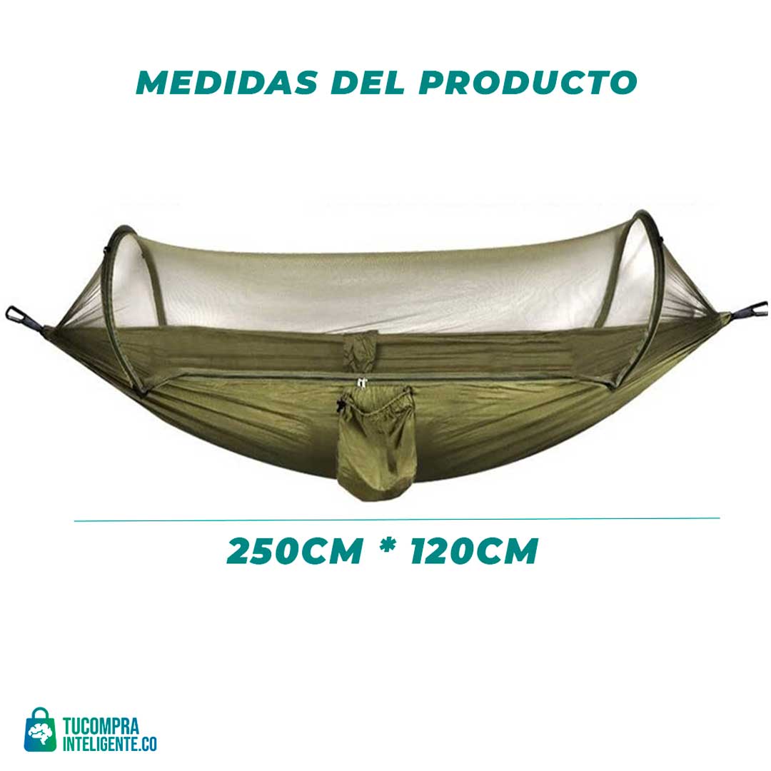 HAMACA PORTATIL - IDEAL PARA TUS VIAJES