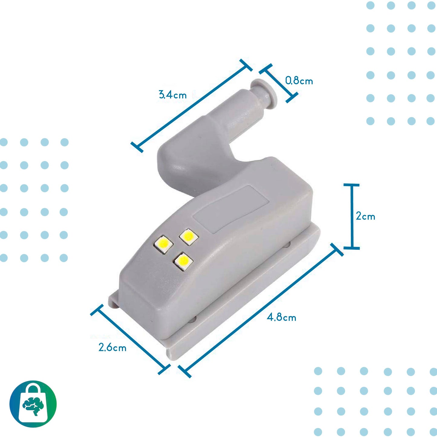 LUZ LED PARA BISAGRAS LIGHT UP®