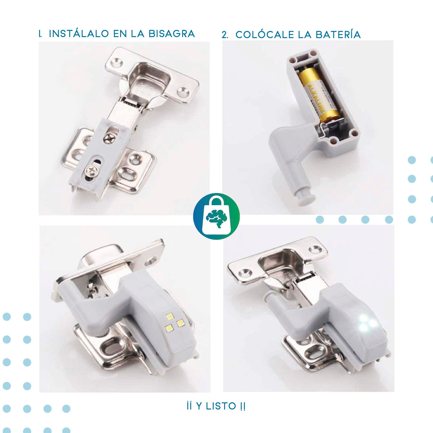 LUZ LED PARA BISAGRAS LIGHT UP®